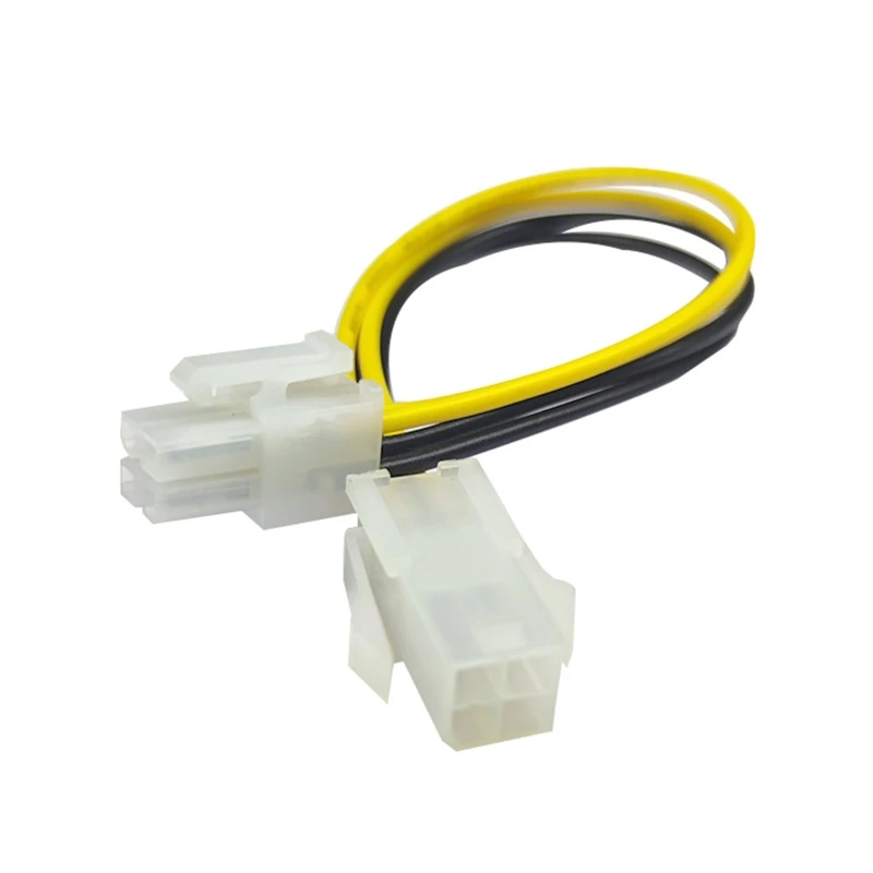 J78A ATX 4pin Male to Female Power Supply Cable 4 Pin Motherboard CPU Power Supply Adapter Converter ATX Cable 12V