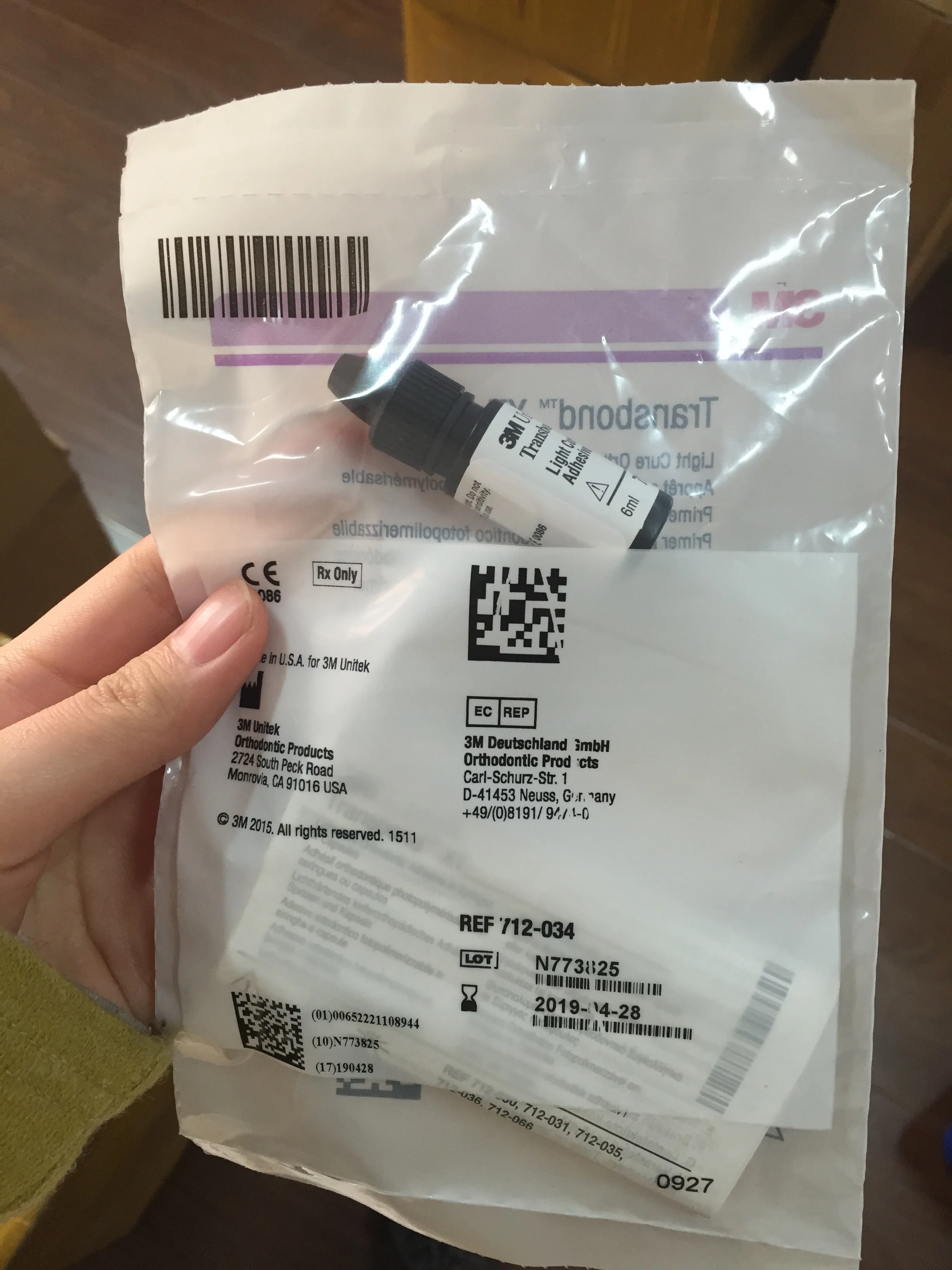 Original Unitek Transbond XT  Light Cure Dentals Orthodontic Adhesive