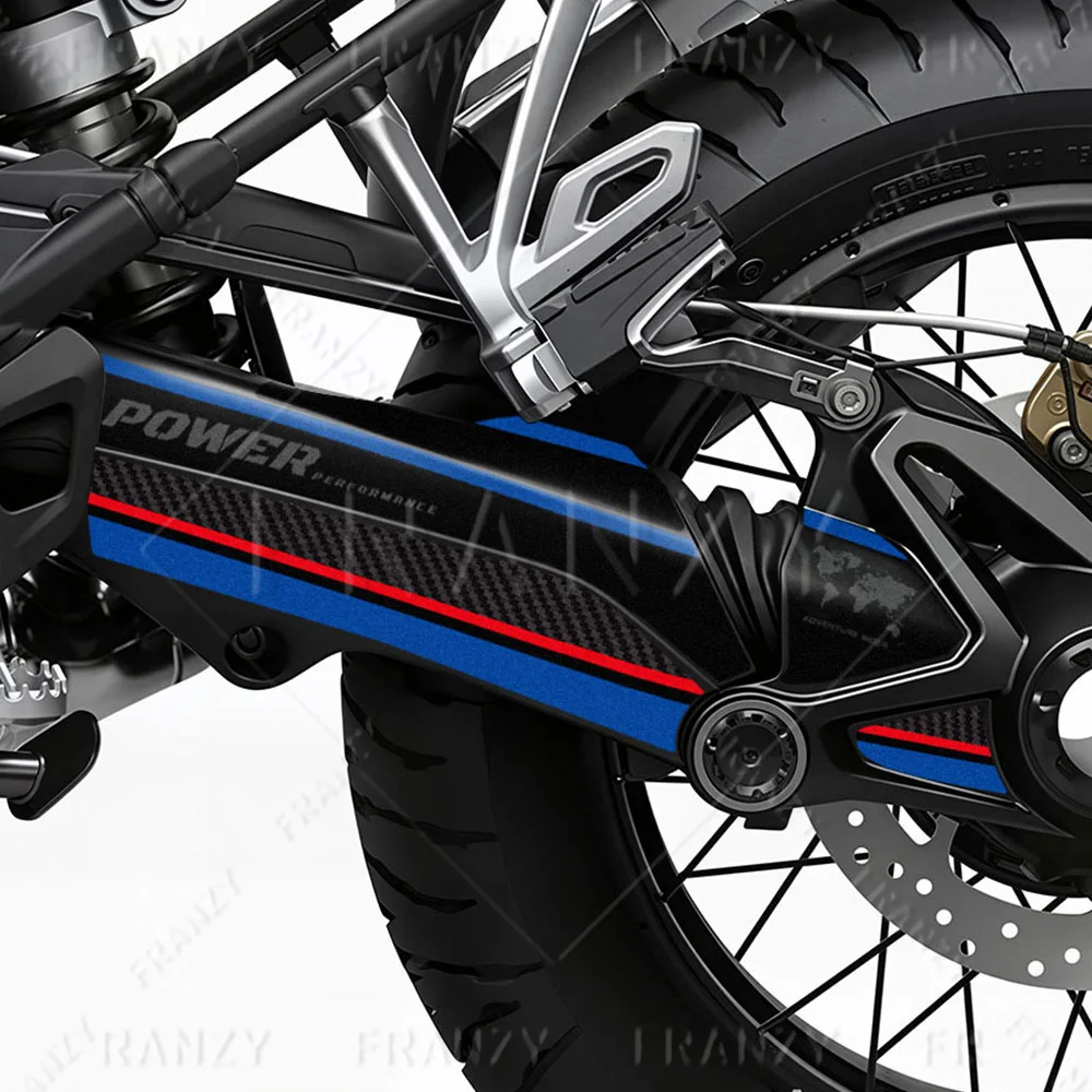 For R1250GS/Adventure 2019-2026 R1200GS/Adv 2013-2018 3M Motorcycle Swingarm Sticker Triple Black Swing arm Decal Accessories