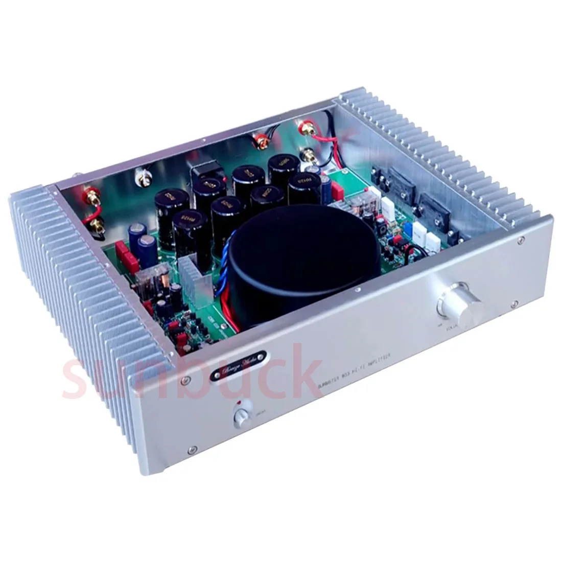 Sunbuck Refer Berlin Voice 933 current feedback fully symmetrical dual differential Amplifier 2SC3264 2SA1295 Power Amplifier