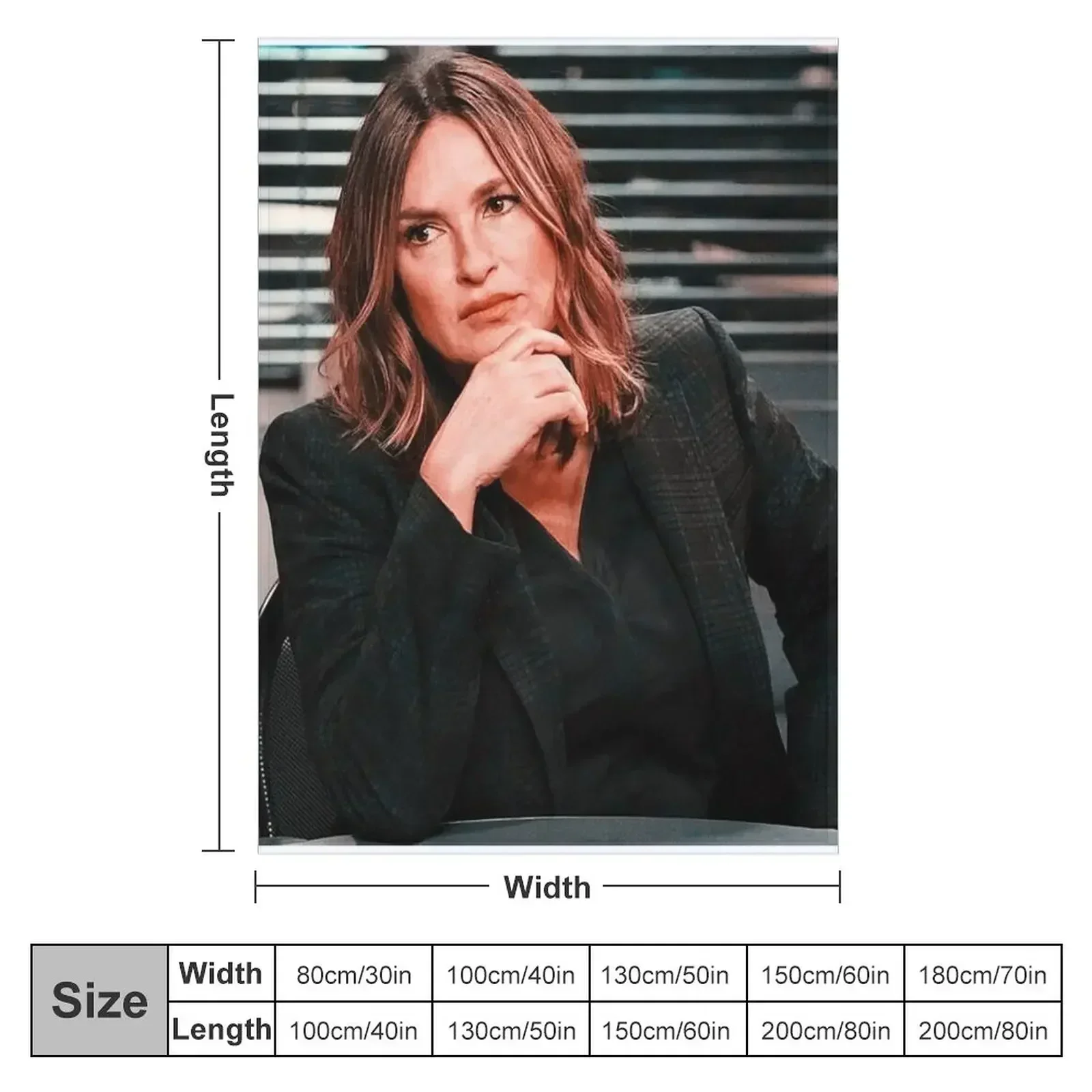 Captain Olivia Benson Throw Blanket valentine gift ideas Summer Beddings Baby Designers Blankets