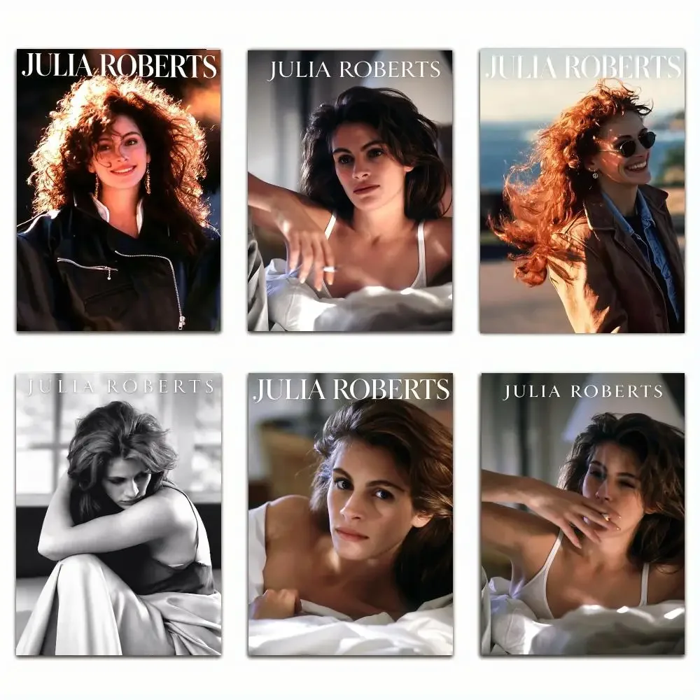 actress Julia Fiona Roberts Trendy Classic hot HD Self-Adhesive Waterproof Art Poster Room Decor New Arrival On Sale