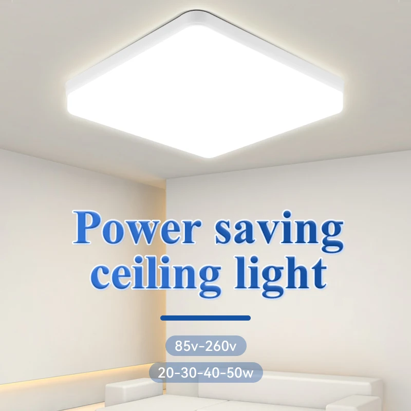 Modern Ceiling Lamp  Square Ceil Light 20/30/40/50W LED Light 110V- 220V For Home Panel Ceiling Lamp Kitchen Living Room Lightin