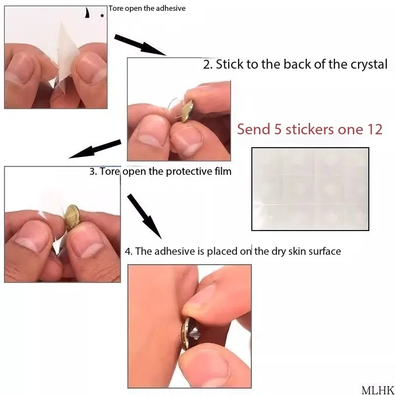 Customized Belly Dance Accessories Navel Stickers Decorative Belly Studs Eyelets Accessories No Punching Required