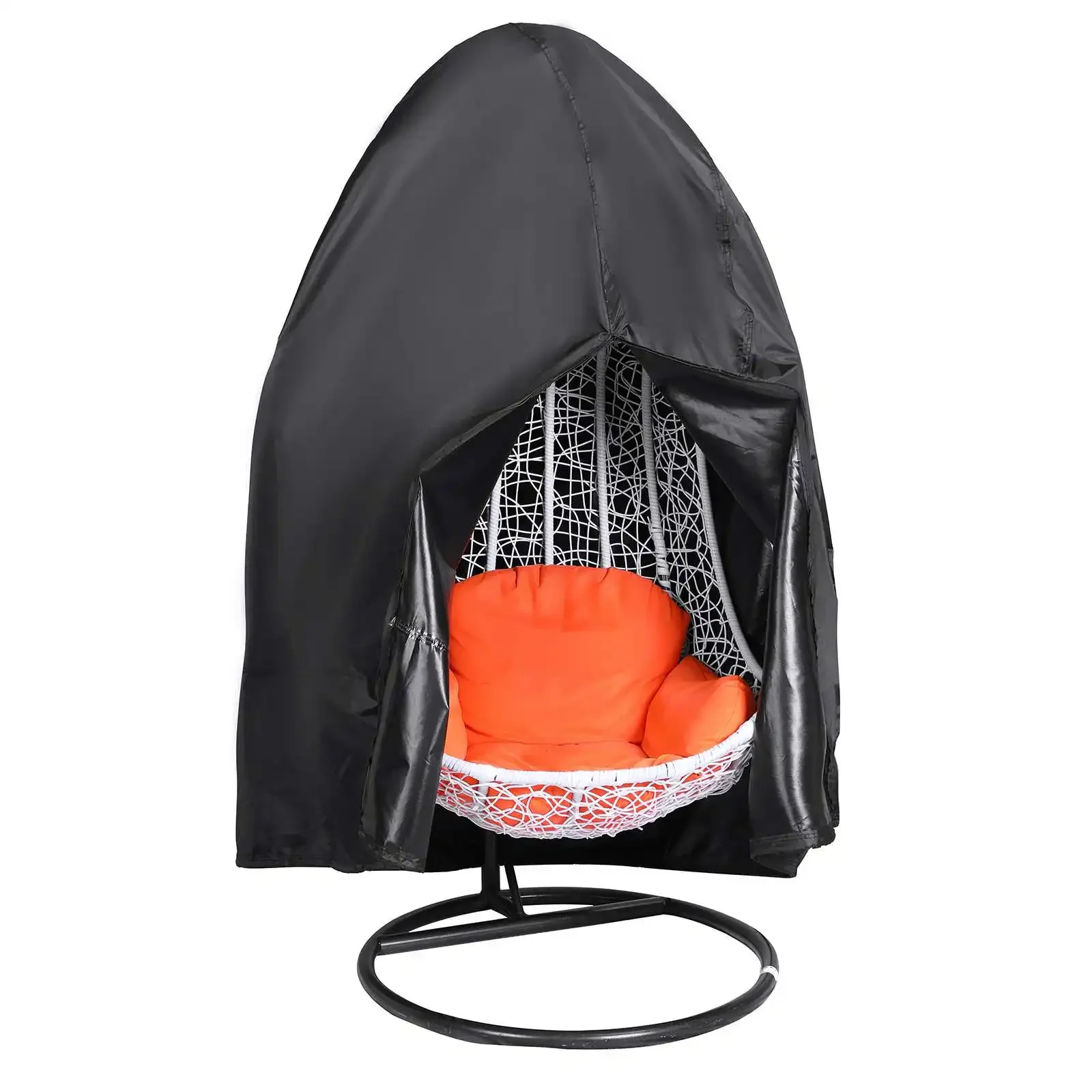 

Patio Chair Cover Waterproof Dustproof Swing Chair Covers Egg Shaped Hanging 210D Dust Cover Protector Outdoor Garden Furniture