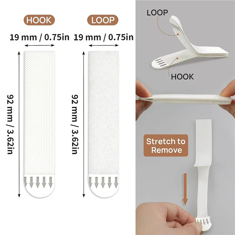 TKOH-ภาพแขวนแถบHeavy Duty,72 คู่ (144 แถบ) Stickyรูปภาพแขวนผนัง,แขวนภาพไม่มีเล็บ