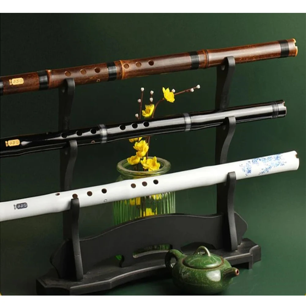 Chinese Flute Xiao With Blower Mouthpiece Suitable For Beginners Purple Bamboo Vertical Dizi Xiao Send Tassel