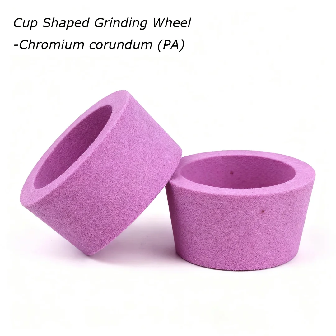 

1pcs Cup Shaped Chromium Corundum ( Grinding Wheel For Grinding Machine Dia 50 75 100 125 150 200mm Cup-shaped