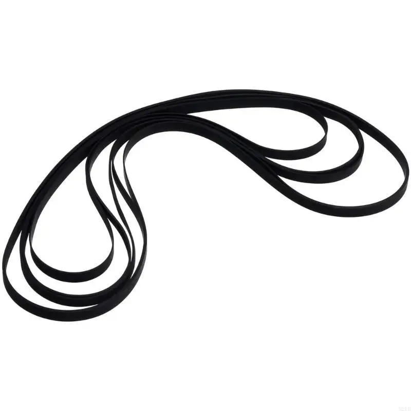Set of 10 Rubber Turntable Belts Recorder Maintenance Set Rubber Belt Replacement Belt Record Player Drive Belts 