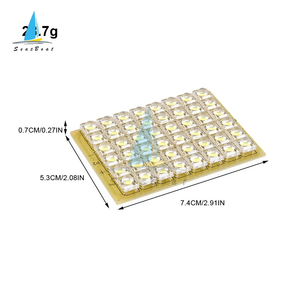 ICSI016A ICSH026A 10V-14V DC 5V 300mA 48 Lamp Beads LED Light Board Module Night Market Lights 8*8 Dot Matrix Control Module