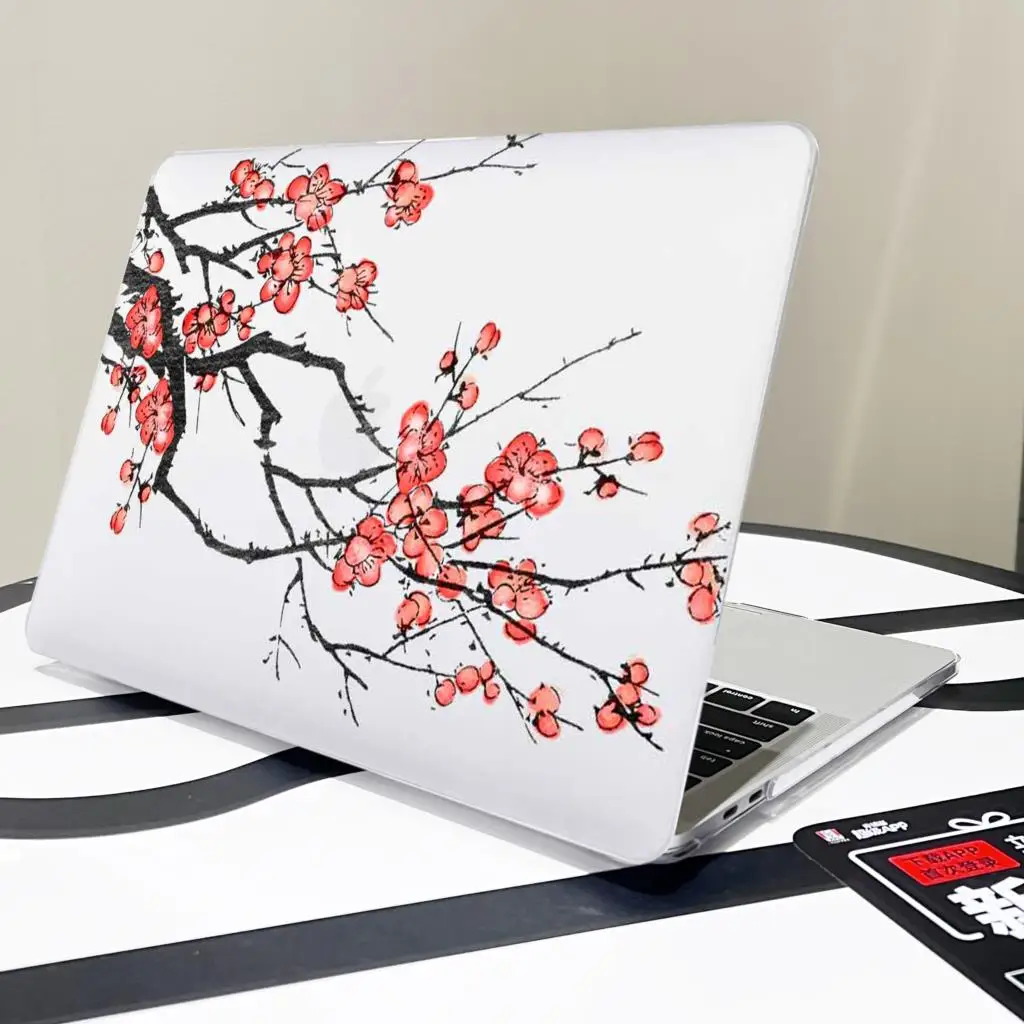 

Laptop Case For Macbook M1 M2 Air 13 15.3 2023 A2941 Pro 13 14 16 inchA2681A2179A2337A2338A2442 Touch bar/ID Tree flower cover