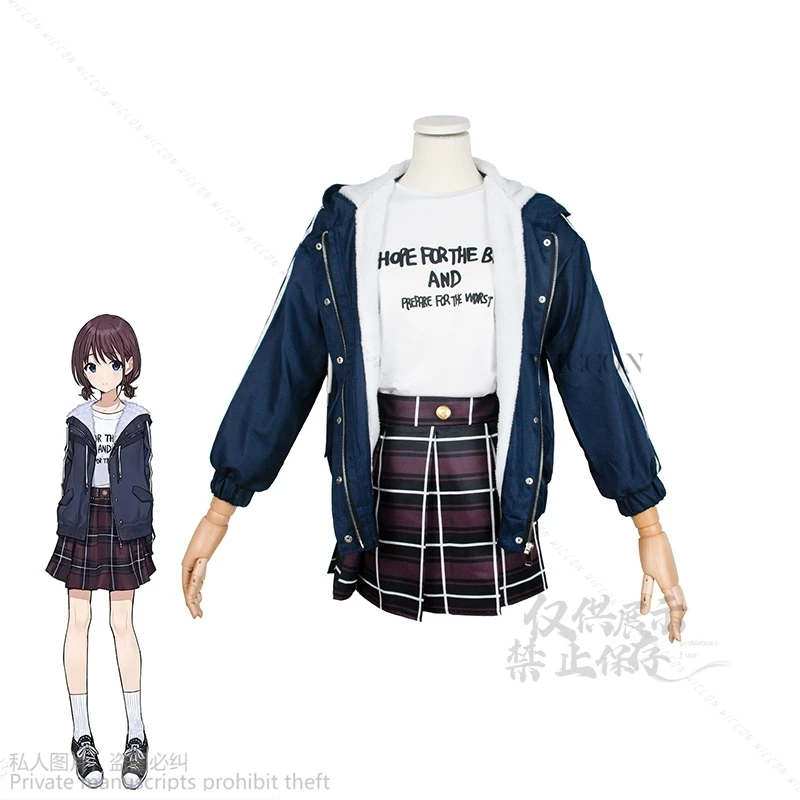 Anime GIRLS BAND CRY Cos NINA ISERI TOMO EBIZUKA SUBARU AWA Cosplay Costume Jk School Uniform Halloween Outfits For Women Girls