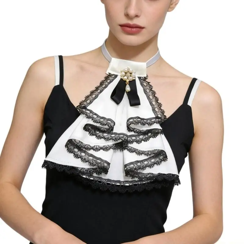 31BF MultiPurpose Detachable Collar Accessory For Casual Office Clothes Enhancement
