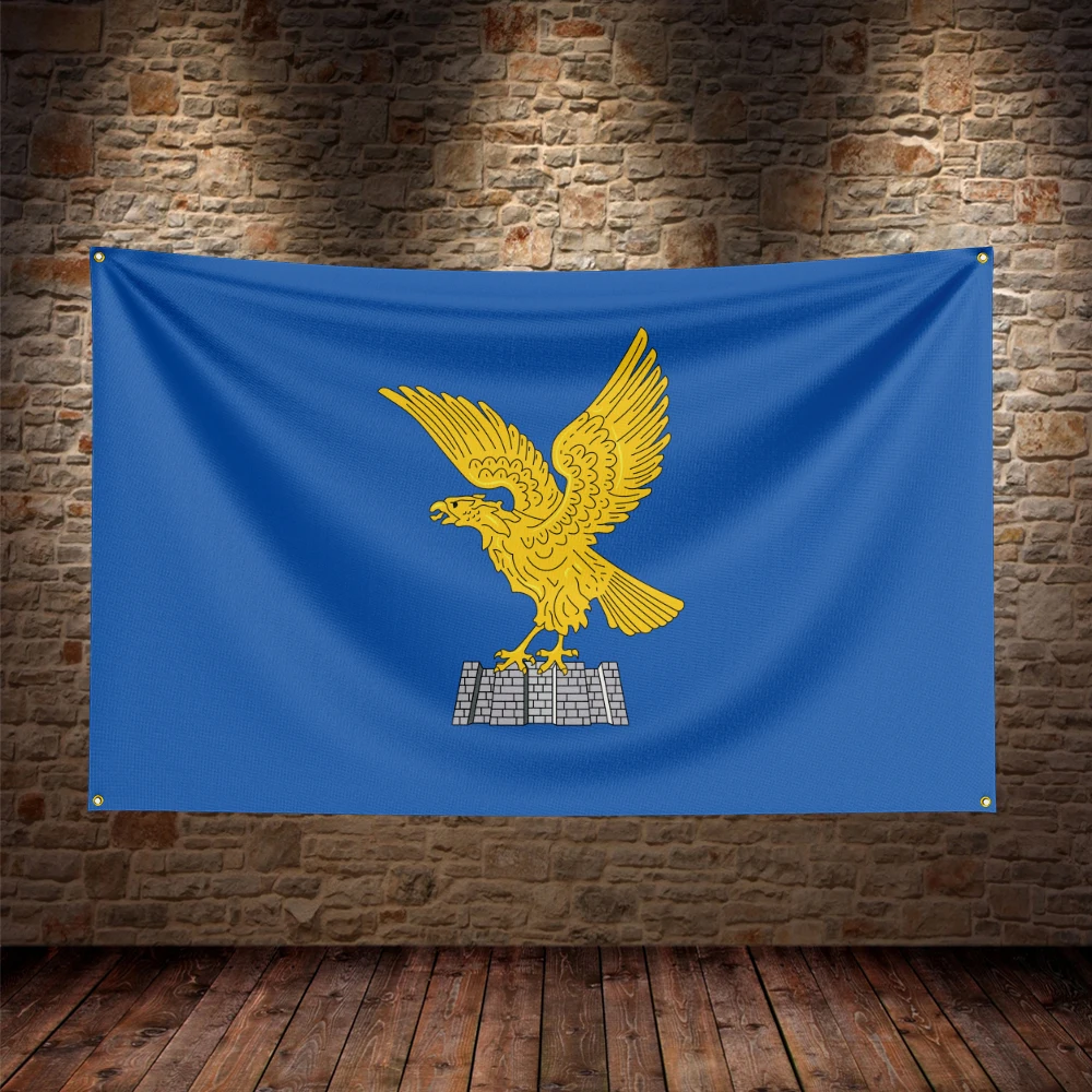 

Single sided printed Italian county flag of Friuli-Venezia_Giulia wall decoration
