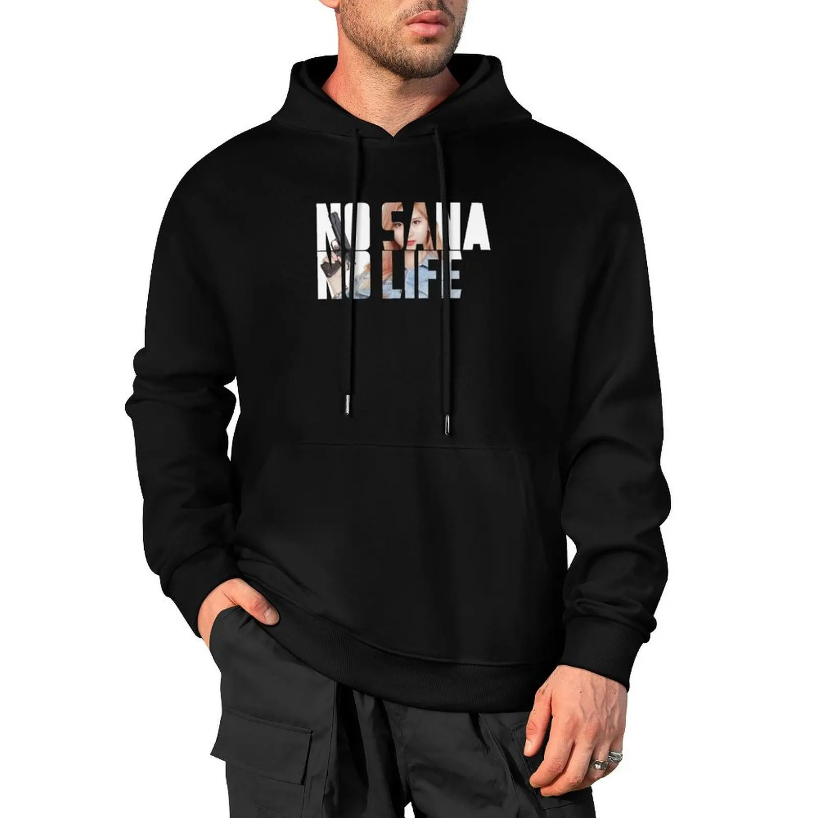 No Sana No Life? Twice Kpop Pullover Hoodie korean style clothes male clothes men clothing korean autumn clothes new in hoodies