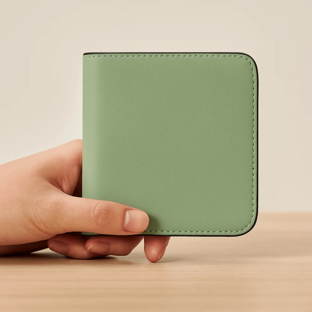 กระเป๋าใส่เหรียญ PU กระเป๋าสตางค์สั้นสำหรับผู้หญิง กระเป๋าคลัทช์สั้นแบบมีซิป กระเป๋าใส่บัตรลายพิมพ์ สไตล์เกาหลี กระเป๋าใส่บัตรอเนกประสงค์หนัง PU สำหรับผู้ชาย