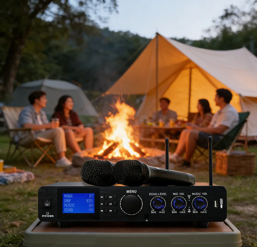 2026 TL-K400 Audio 500W Digital Effects Ktv High End Audio Subwoofer Professional Speaker Amplifier