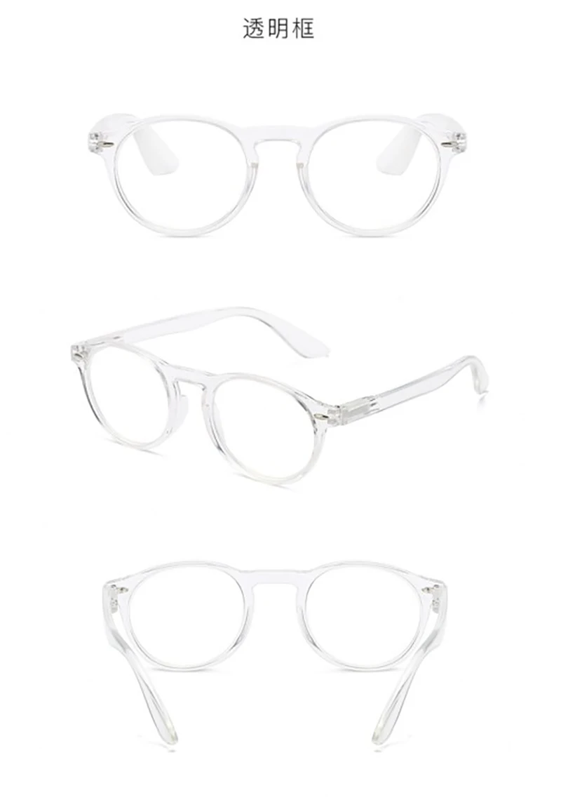 May Flower Fashion Damen-Lese-Rezeptbrille für Herren, runder Rahmen – Detail 10