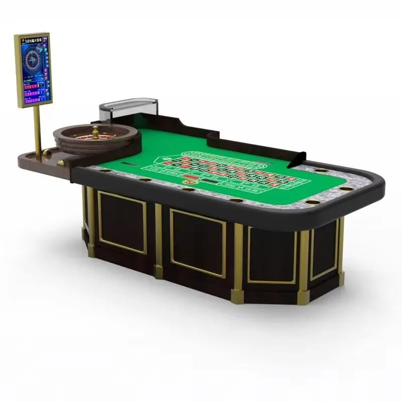 Custom Casino Table Deluxe European Real Wheel Roulette Game Premium Professional Grade for Clubs