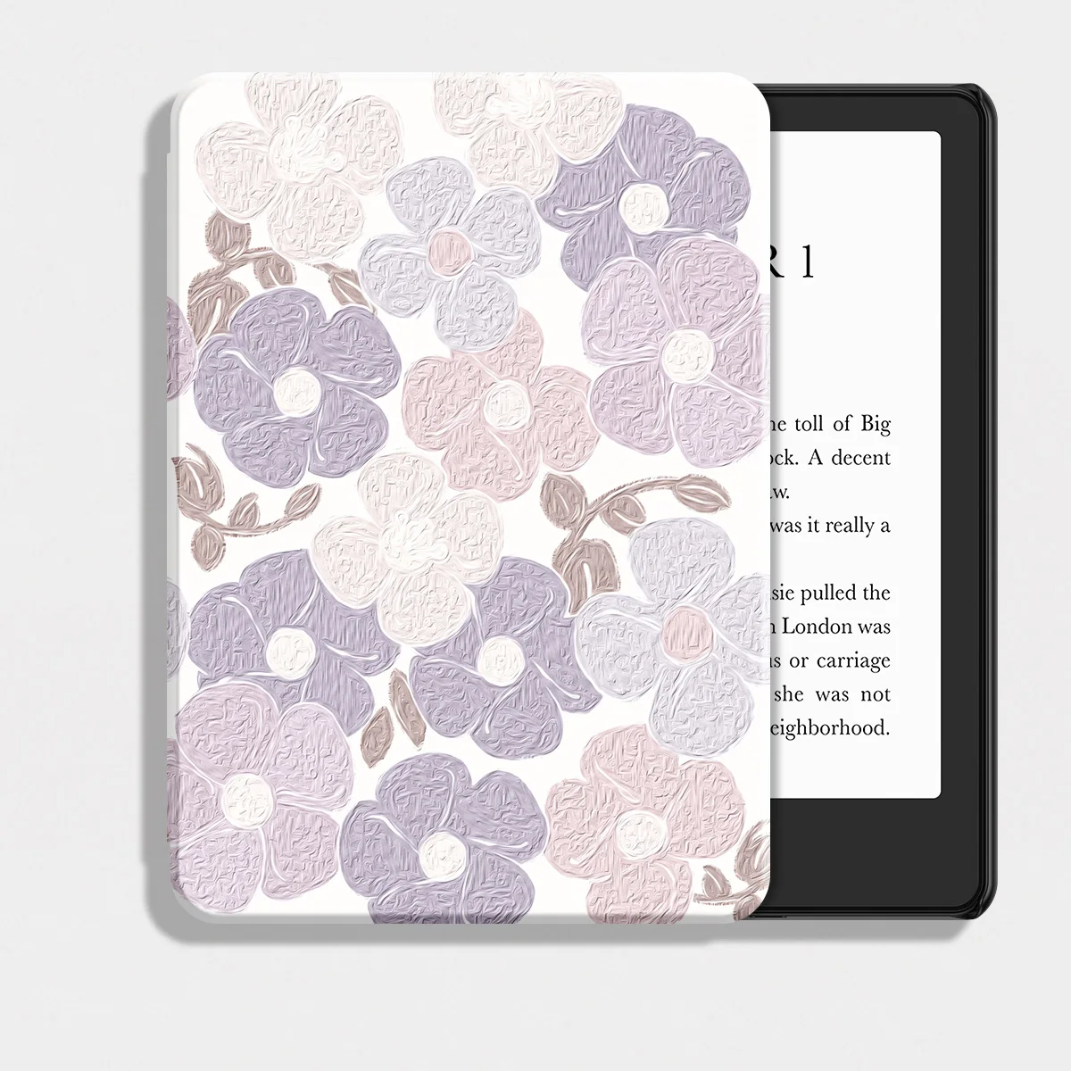 Etui Kindle pasuje do zupełnie nowego Kindle 6" (11- generacji, wydanie 2022)/ Kindle (10- generacji, 2011) Kwiaty Shell Cover