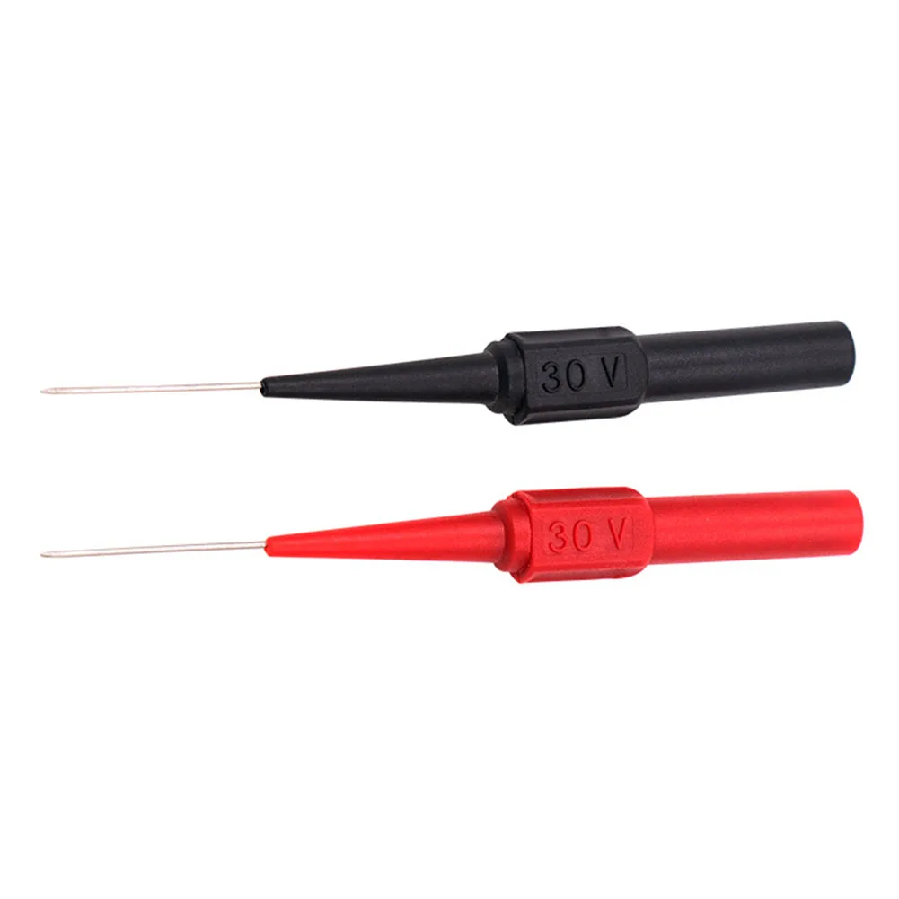 2Pcs 90 Degree Piercing Extension Needles Non-Destructive Multimeter Test Probes Universal Digital Meter Probe