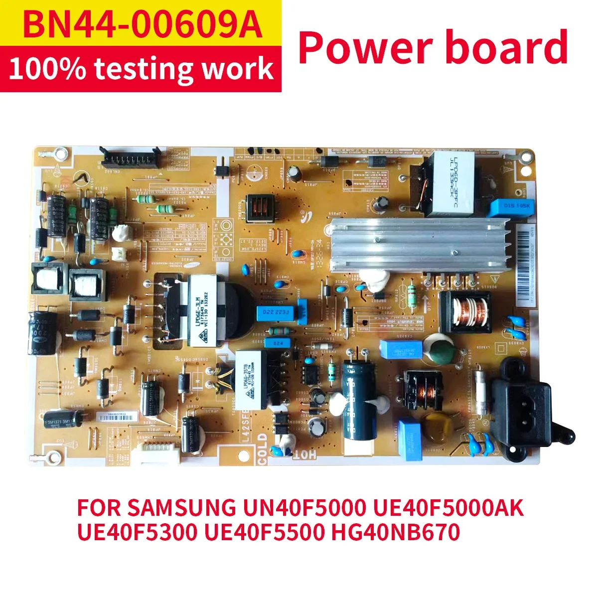 Power Supply Board BN44-00609E BN44-00609F BN44-00609D BN44-00609A FOR UN40F5000 UE40F5000AK UE40F5300 UE40F5500 HG40NB670 TV