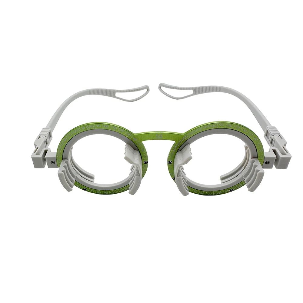 InnoVue Opto TF-T2B Anodized Aluminum Trial Frame 48-70mm PD 6-Color Rings for Eye Exam Trial Frame