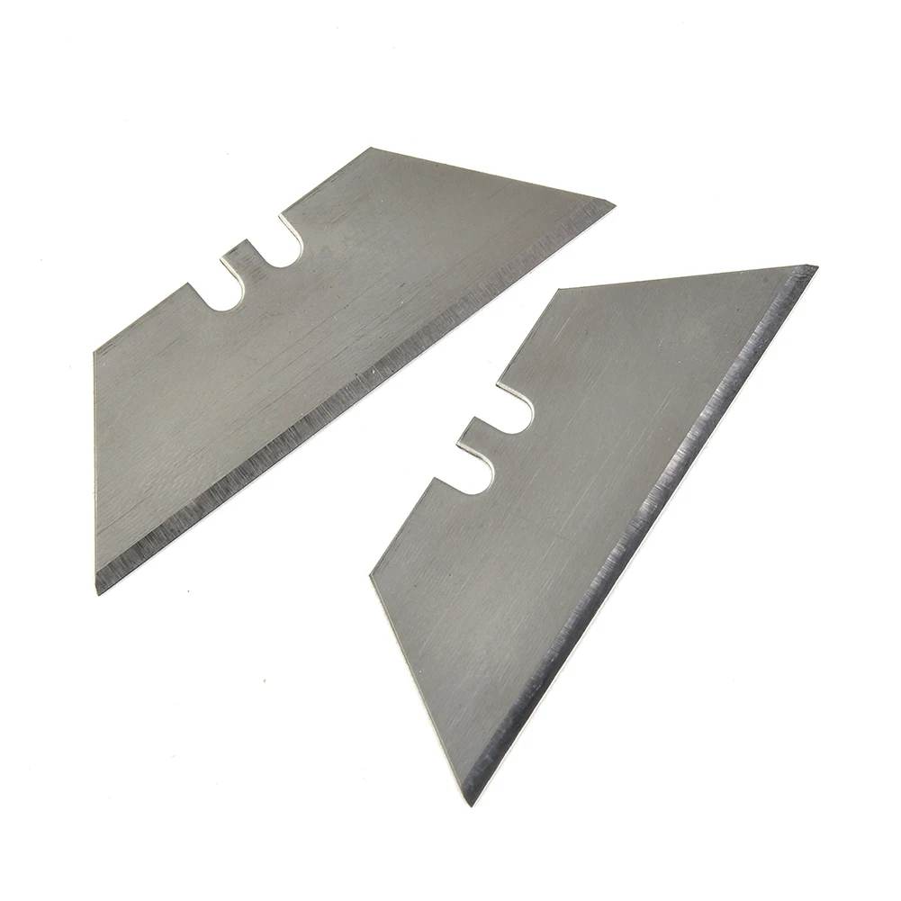 10 50 100Pcs Special Blades Steel Material Utility Trapezoid Blades Replacement DIY Art Craft Cutter Tool Blade