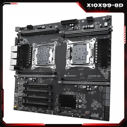 HUANANZHI X10X99-8D IPMI Dual Motherboard XEON LGA2011-3 Intel C612 DDR4 512GB Quad Channel M.2 NVMe  2.5G LAN  10 SATA