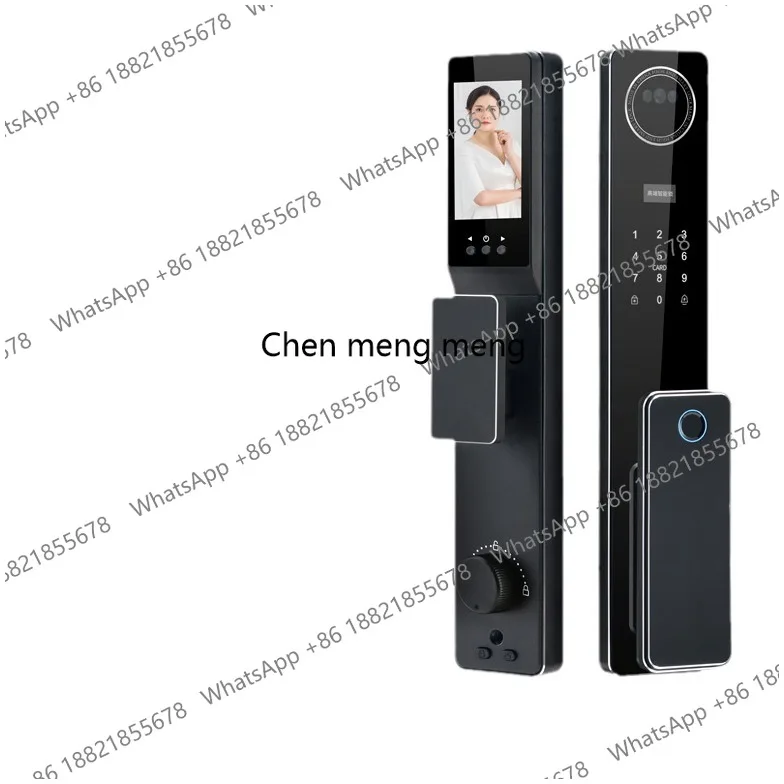 Facial recognition fingerprint lock Electronic password lock Automatic smart door lock Visual cat eye