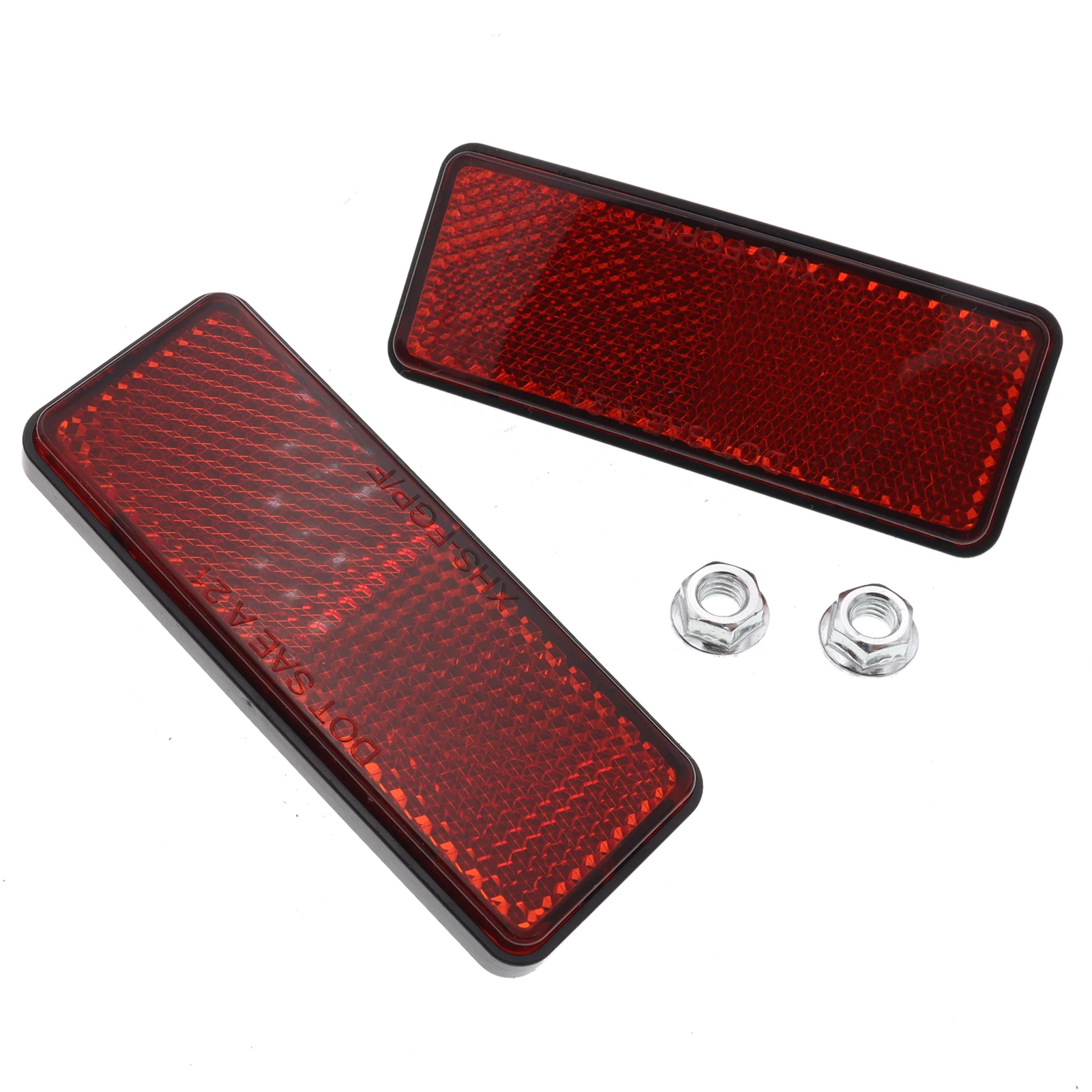 2Pcs DOT SEA A21 Rear Light Reflector for Motorcycle Pit Dirt Bike Scooter ATV