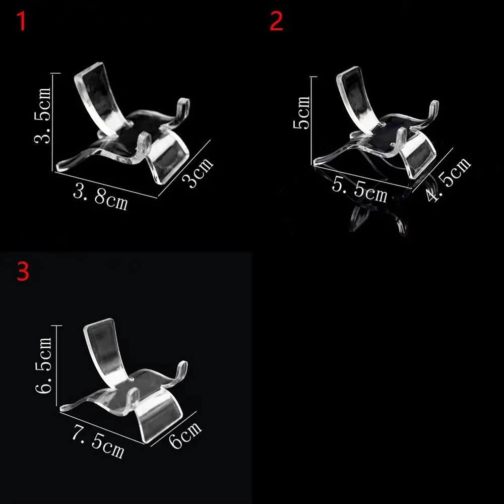 High Quality Acrylic Display Holder Crystal Stone Jewelry Shown Holder Creative Transparent Display Rack