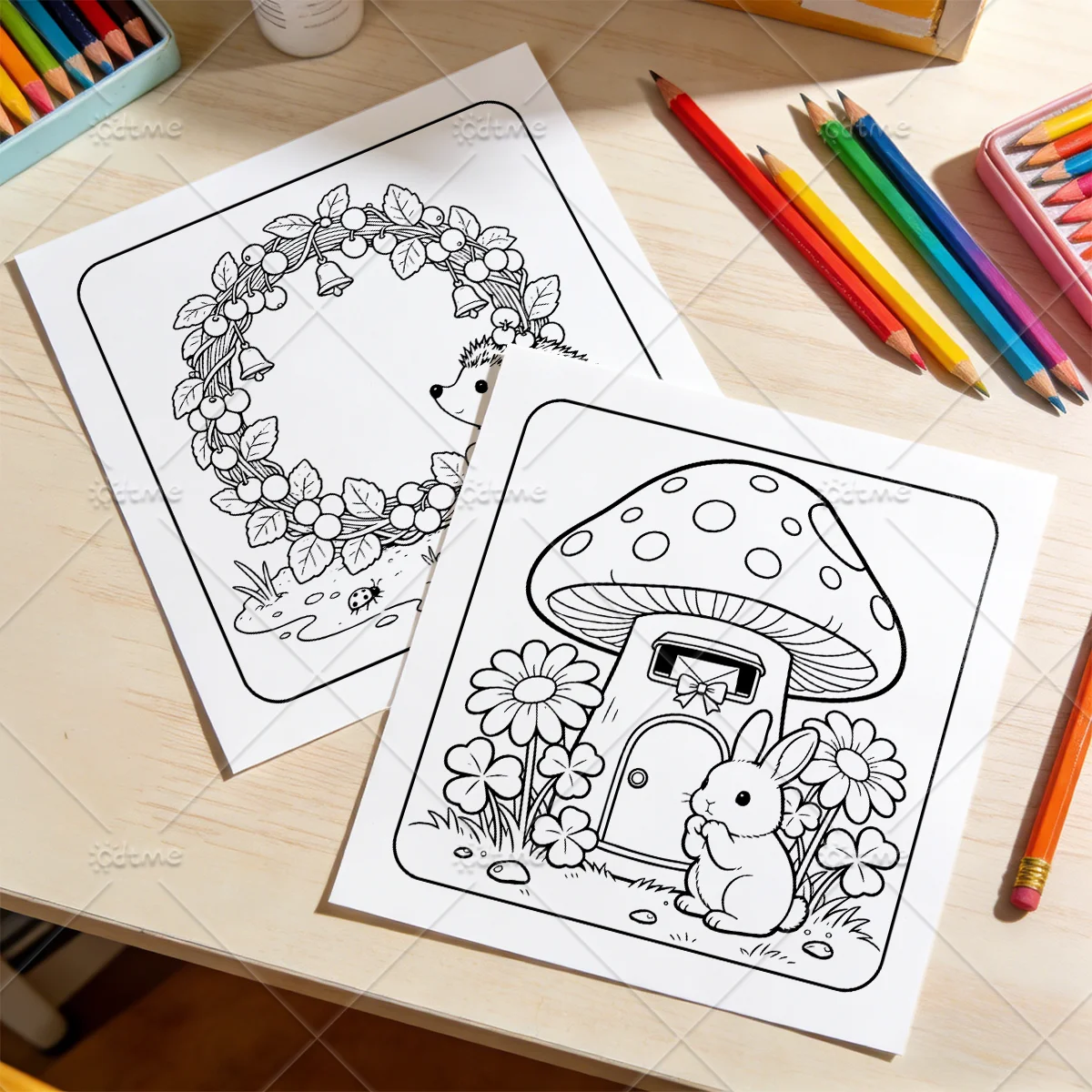 MAGICAL GARDEN Malbuch für Erwachsene mit niedlichen, gemütlichen täglichen Aktivitäten zur Entspannung (Cozy Spaces Coloring) – Detail 7