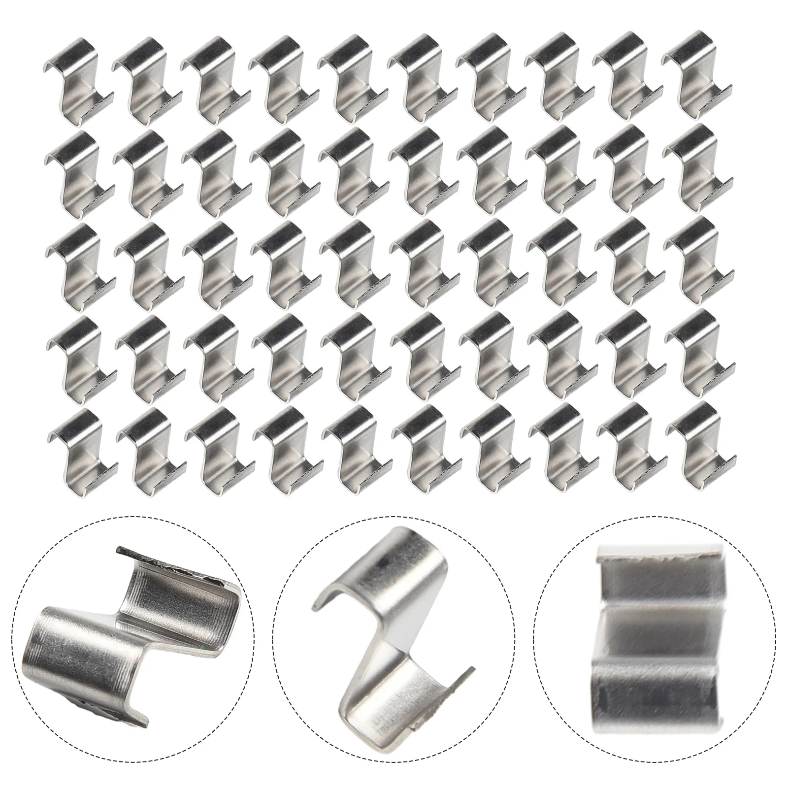 Greenhouse Glass Clips Heavy Duty Greenhouse Glazing Clips Sturdy Stainless Steel Construction Choose the Desired Quantity