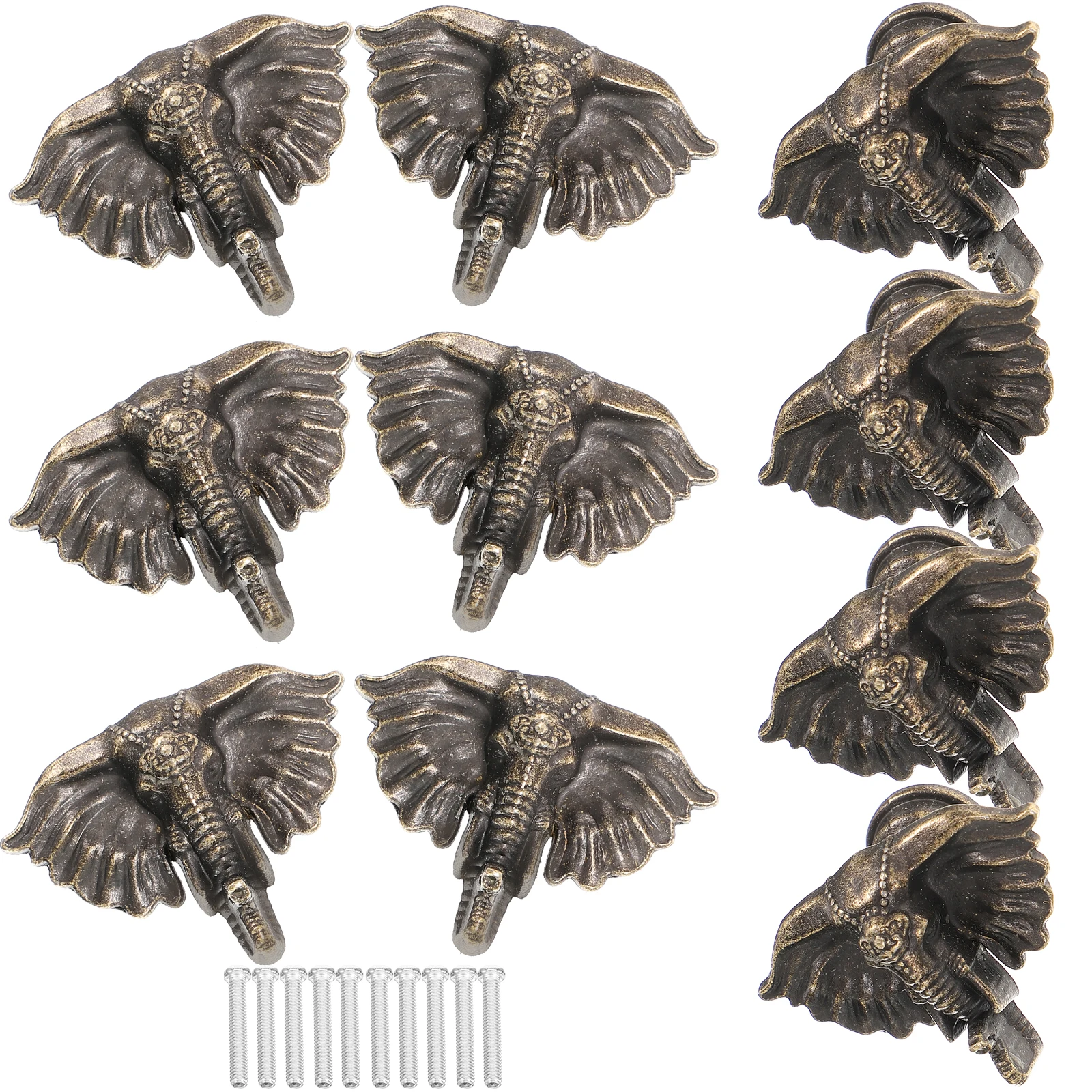 

10 set Animal Drawer Handles Zinc Alloy Cabinet Pulls Door Knobs Furniture Hardware Dresser knobs Cupboard Decor