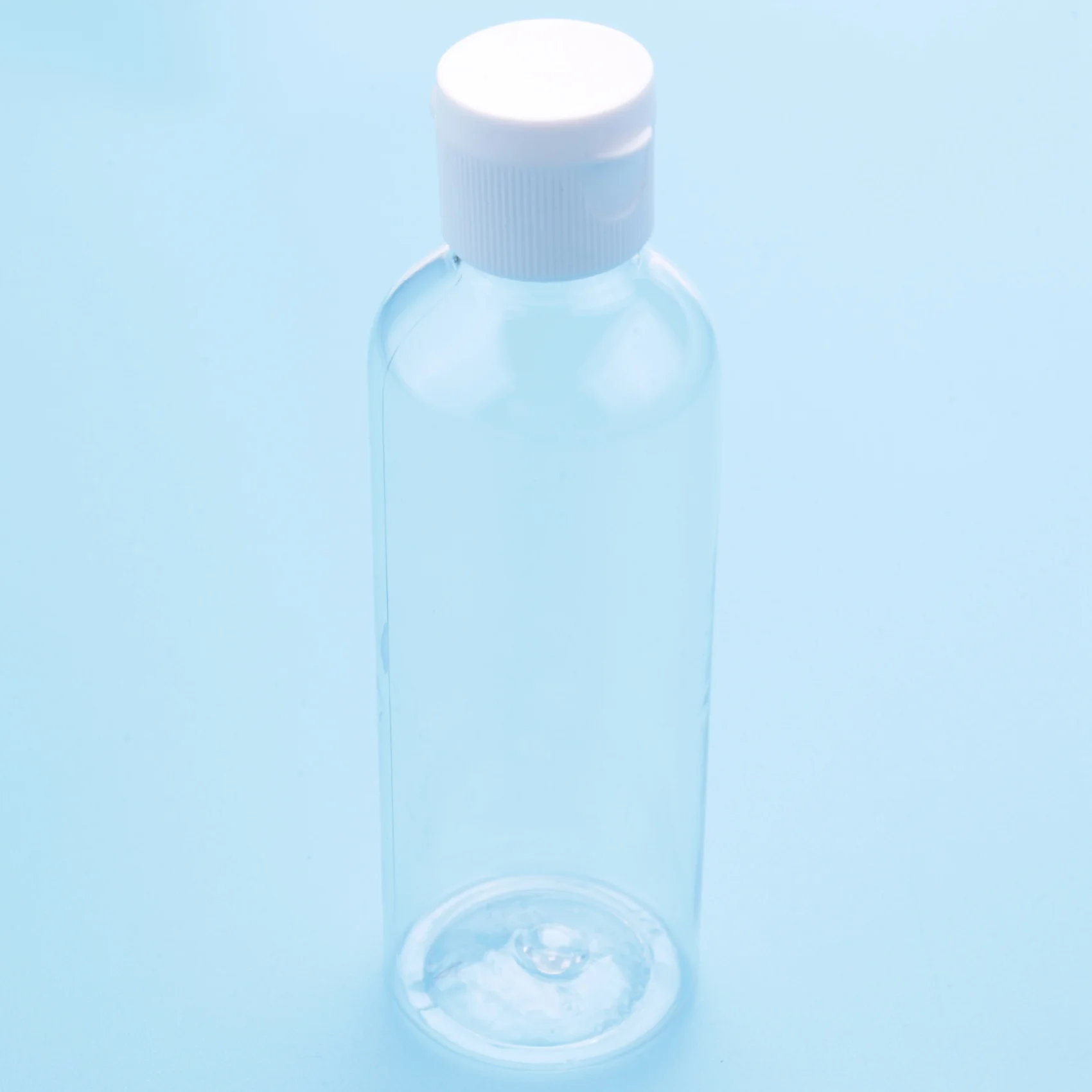 化粧品用プラスチック容器,透明フリップボトル,トラベルシャンプーローション,4x100ml