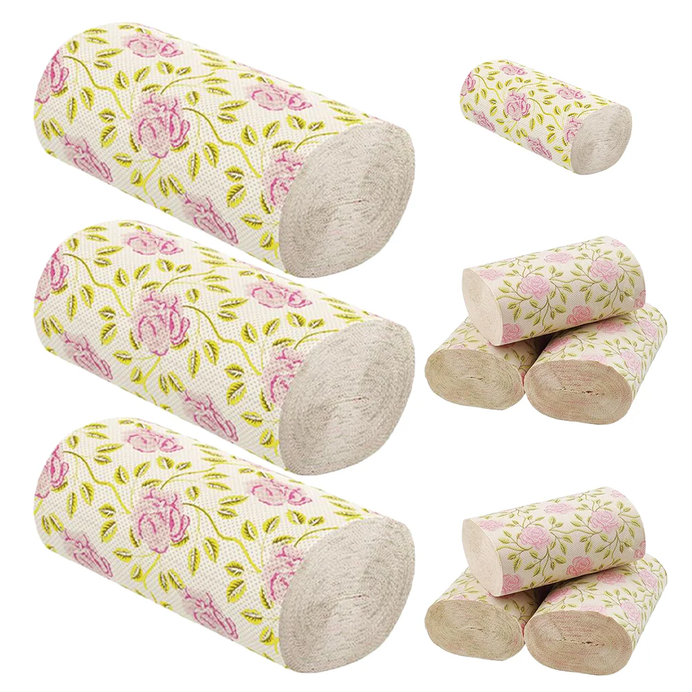 10 Rolls Toilet Paper for Bathroom Tissue Papers Printed Towels Kitchen Napkin Office