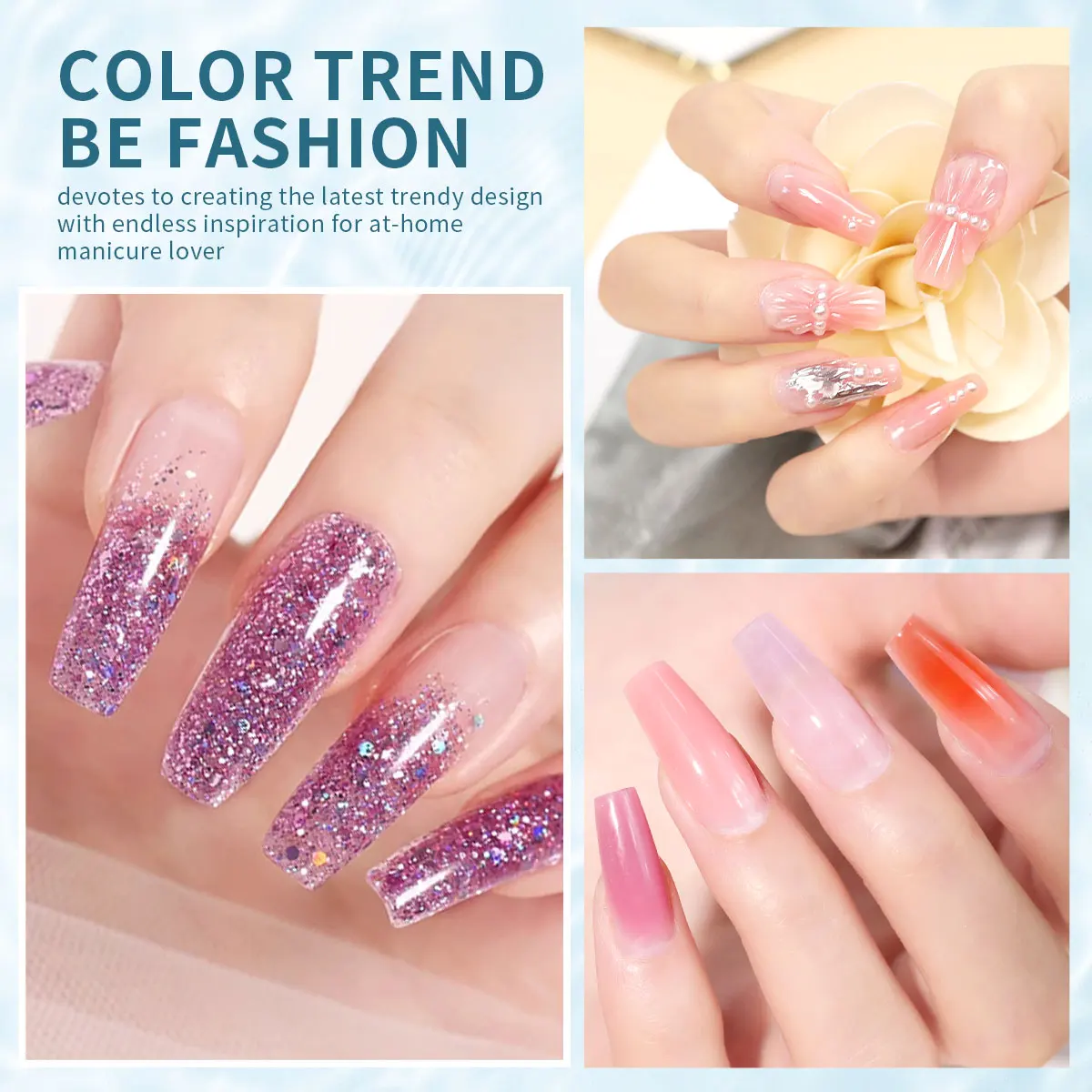 LIMEGIRL 30ML Gel ad espansione rapida Lucidatura Soluzione antiscivolo Gel Gel di estensione per nail art liquido acrilico trasparente semipermanente