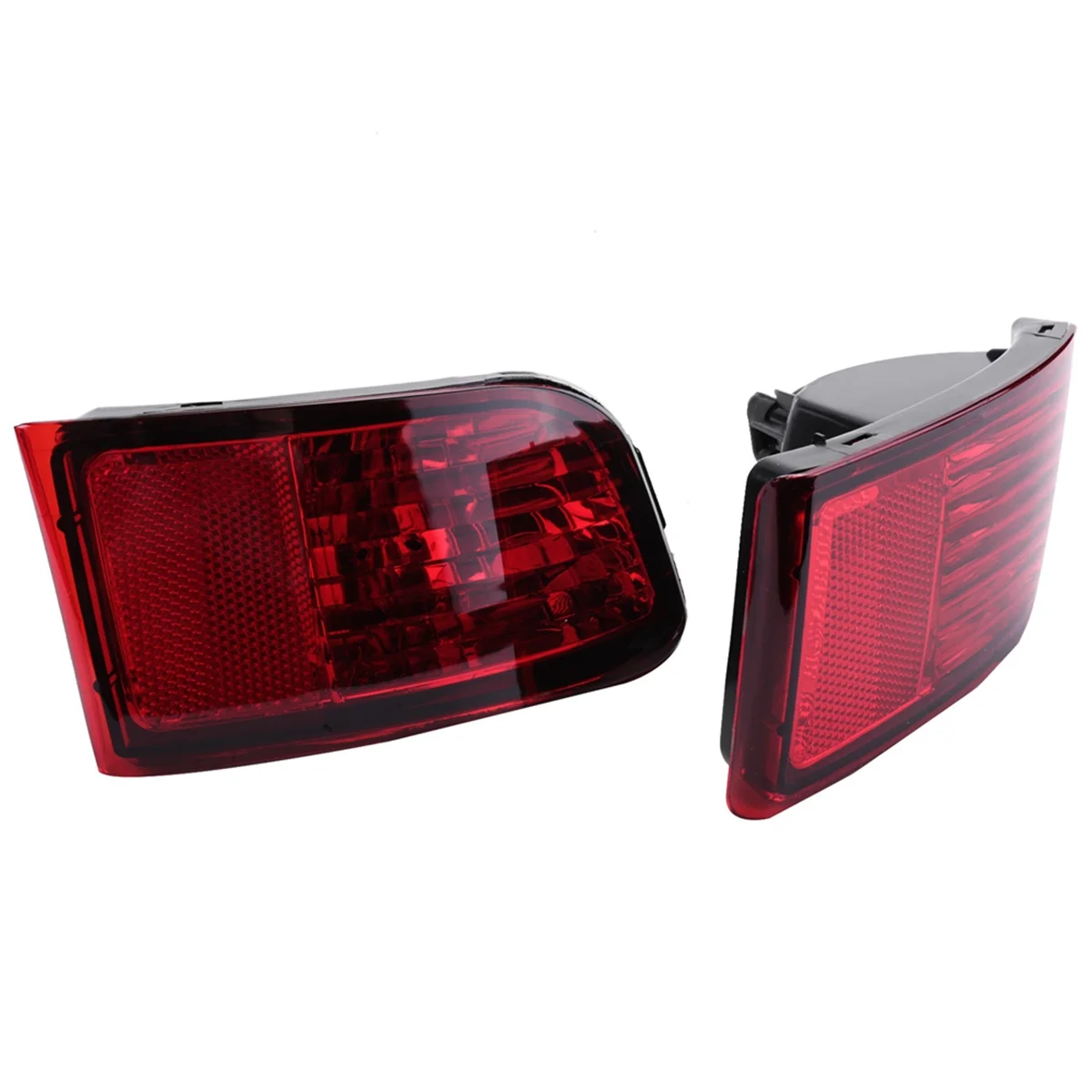 Para toyota land cruiser prado 120 lâmpada traseira 2002-2009 pára-choques traseiros refletores luzes sem lâmpada luz traseira luz traseira escudo