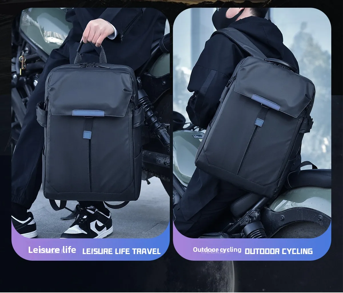 Mochila sólida de cuero PU de gran capacidad escalable, mochila de negocios, casco de viaje, mochila de baloncesto, bolsa de viaje