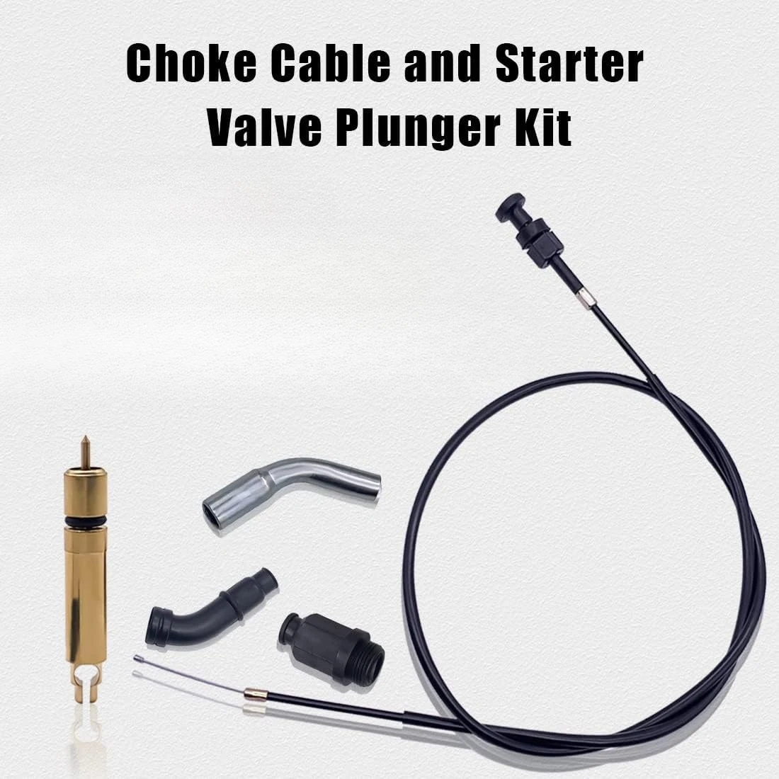 Choke Cable and Starter Valve Plunger Kit Compatible With for Honda TRX450 Foreman 450 es 1998 -2004