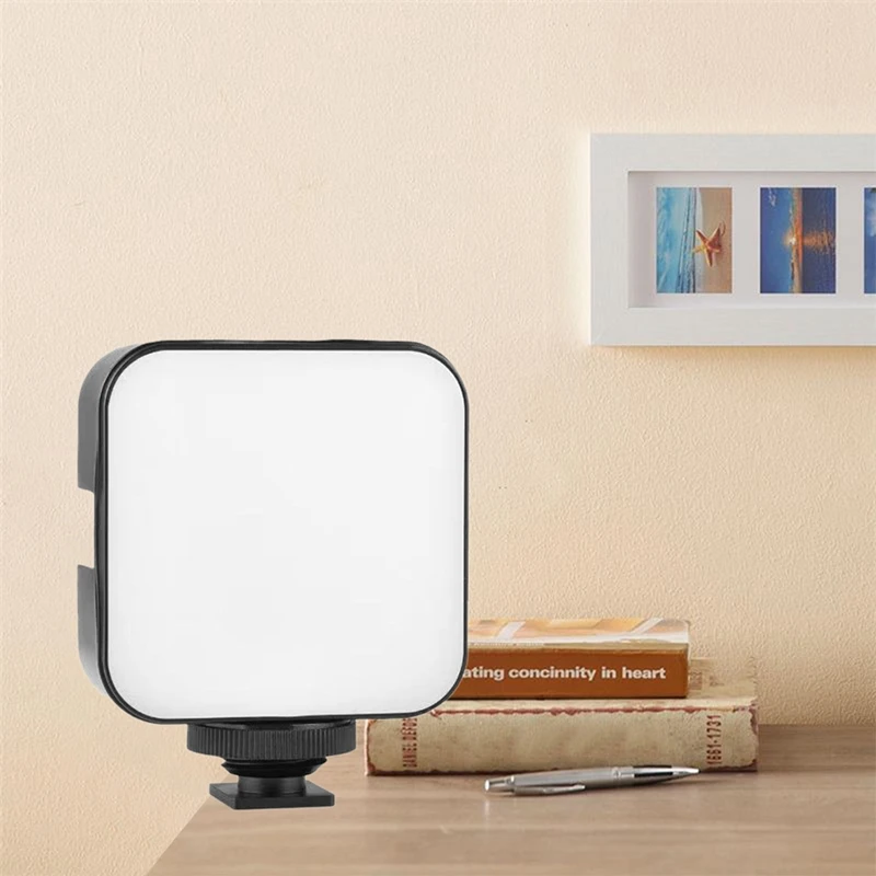 1 Stück Mini LED Video Licht Fotografie 2w 6500k Füll feld Lampe für Kamera Smartphone Laptop