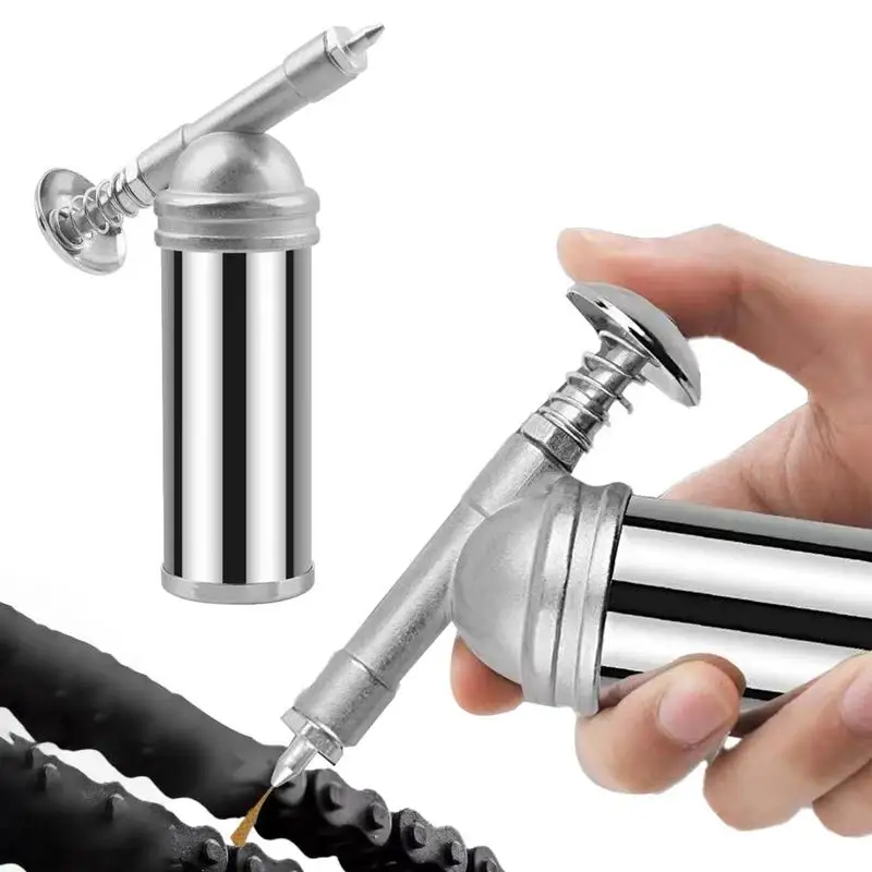 Bike Grease Injector 80cc Capacity Needle Nozzle Easily Greases Small Fittings 1000PSI Output Pressure Handheld High-Pressure