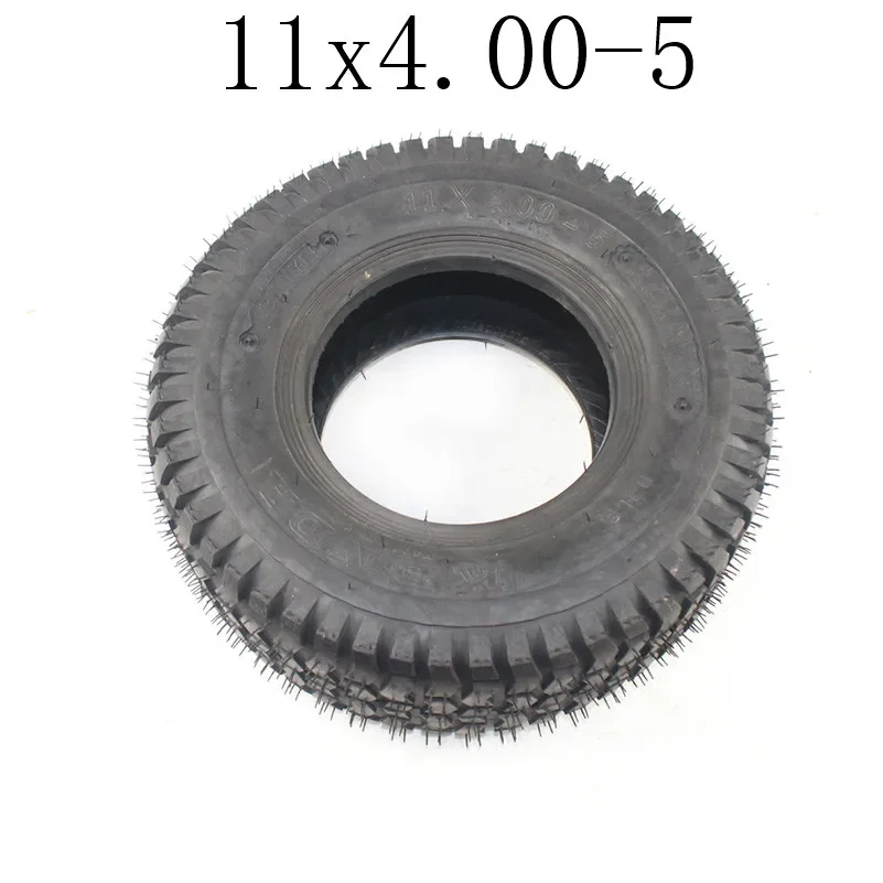 11 Inch Tire 11x4.00-5 Tubeless Tire 5-inch Hub Lawn Wheel Electric Skateboard Tire 11*4.00-5 Tyre