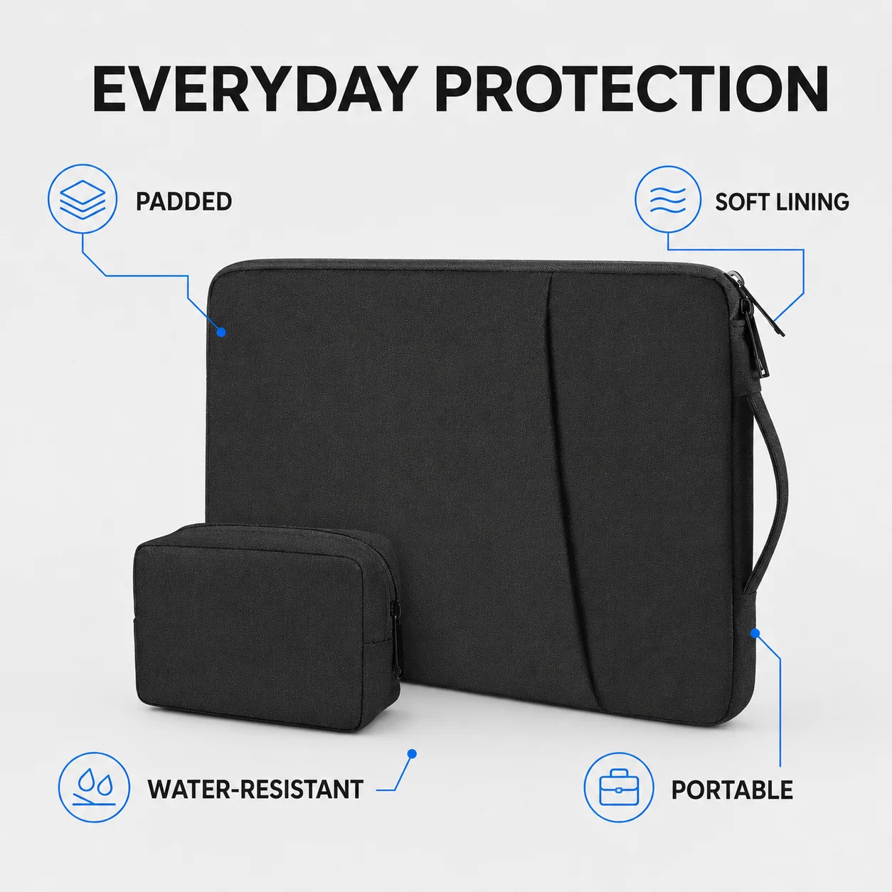 SOARSHOT Laptop Sleeve Bag 13  - огляд і ціна Laptop Accessories Sleeve