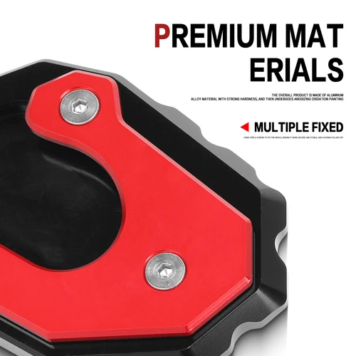 Imagen 2 del producto Para CFMOTO 650MT 650 MT motocicleta 800MT accesorios soporte lateral extensión almohadilla placa de soporte 800 MT