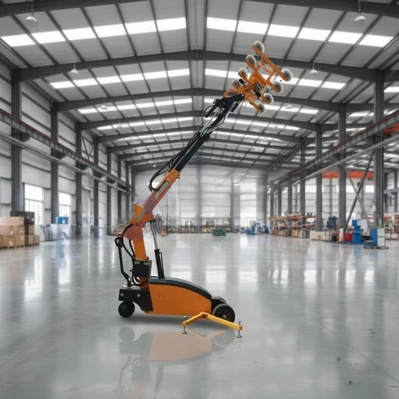 Electric Hydraulic Vacuum Glass Lifter - Mobile Suction Cup for Handling & Installation Glass handling vacuum lifter BEST PRICE