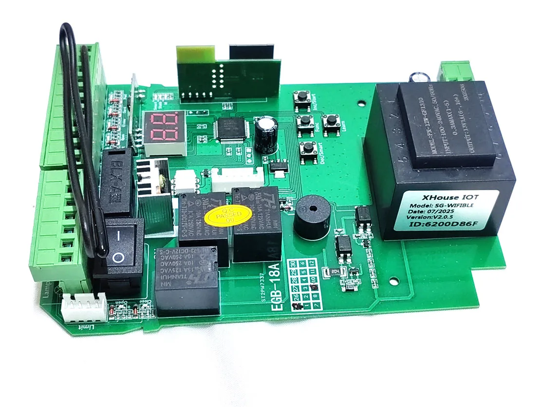 

Контроллер для автоматических ворот 220В или 110В, WiFi, EGB-18, плата управления для раздвижных ворот, контроллерная плата.