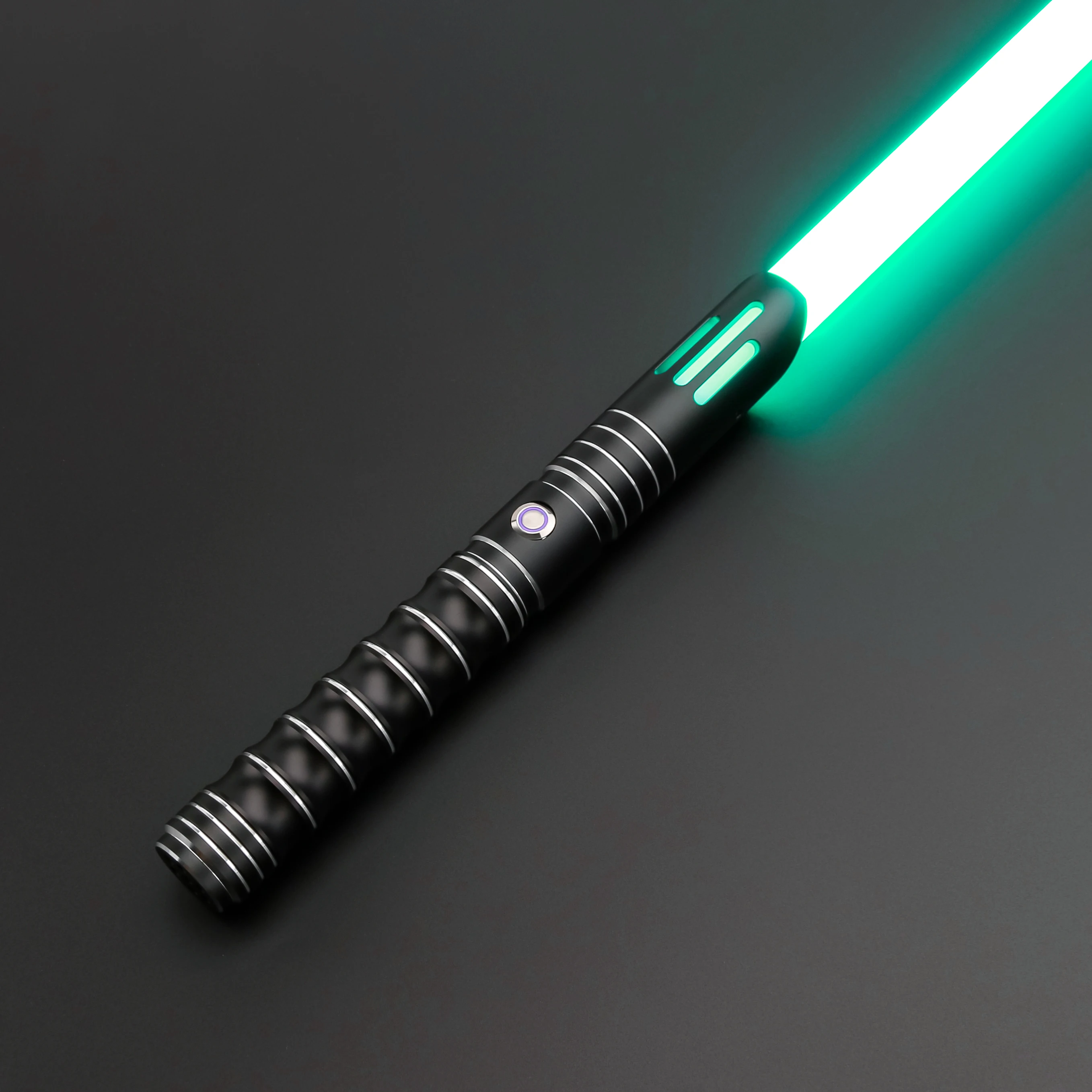 TXQSABER Smooth Swing RGB Lightsaber Metal Handle Heavy Dueling 12 Color Changing 16 Sets Soundfonts Cosplay FOC Sword Toy