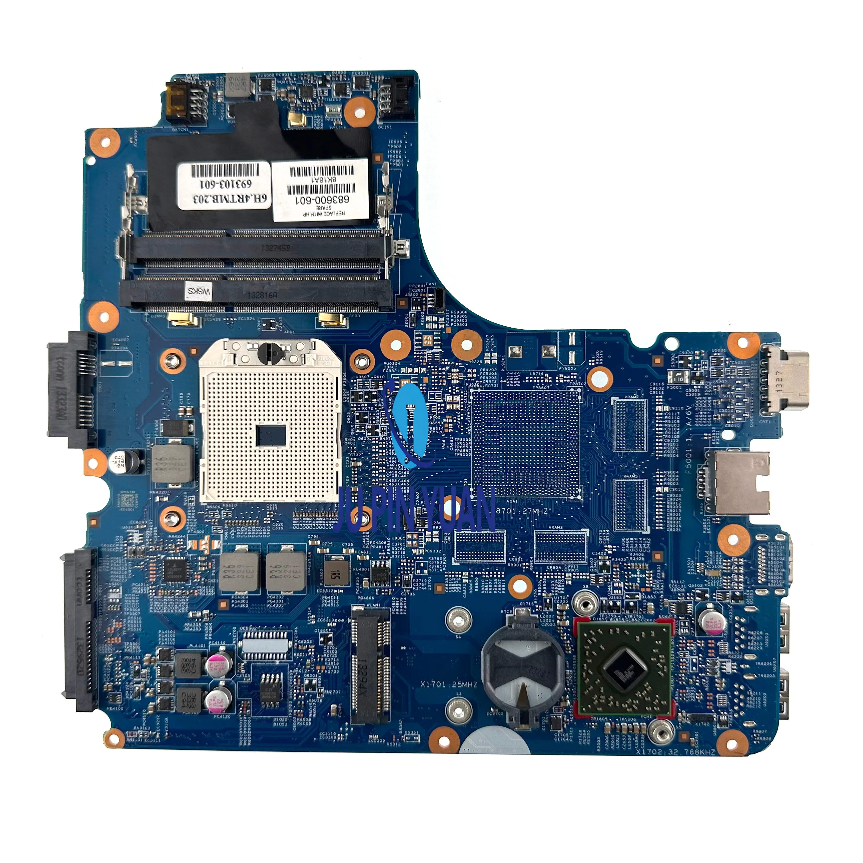 For HP Probook 4540S 4545S 4445S Laptop Motherboard 11242-1 48.4SM01.011 683600-501 683600-001 Mainboard 100% Full Tested